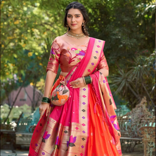 Zari Work Lehenga Choli For Women